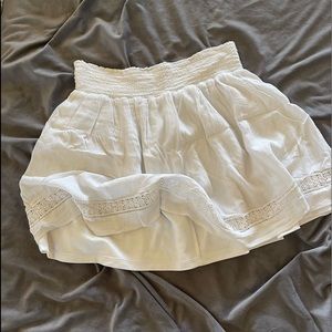 Old navy white fully lined skater skirt